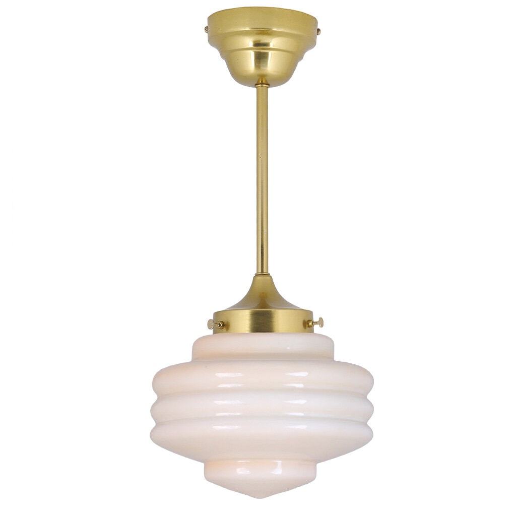 Pendant Lamp Valter Brass/Opal Beige