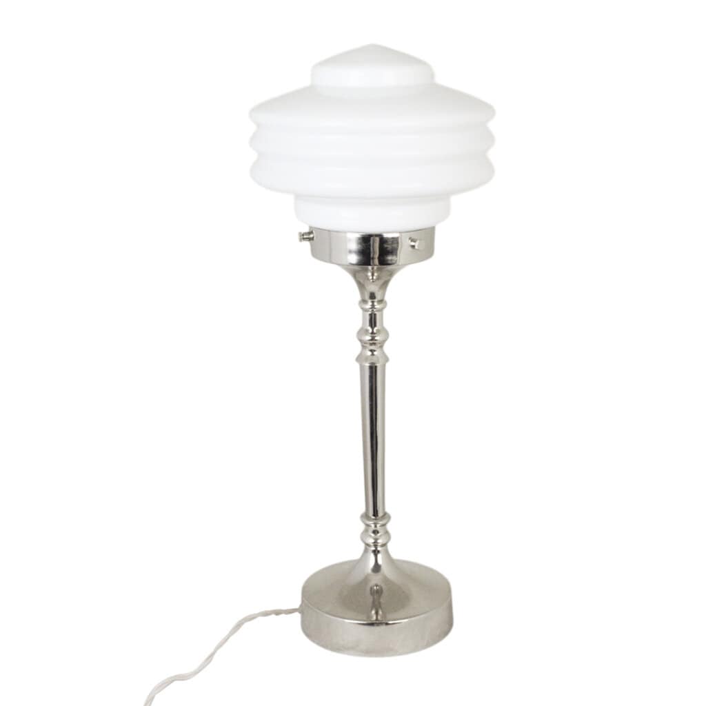 Table Lamp Valter Nickel/Opal White