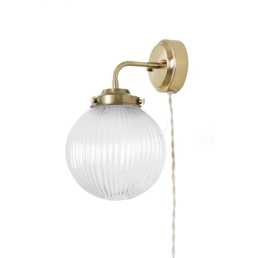 Wall Lamp Eivor Brass/Clear