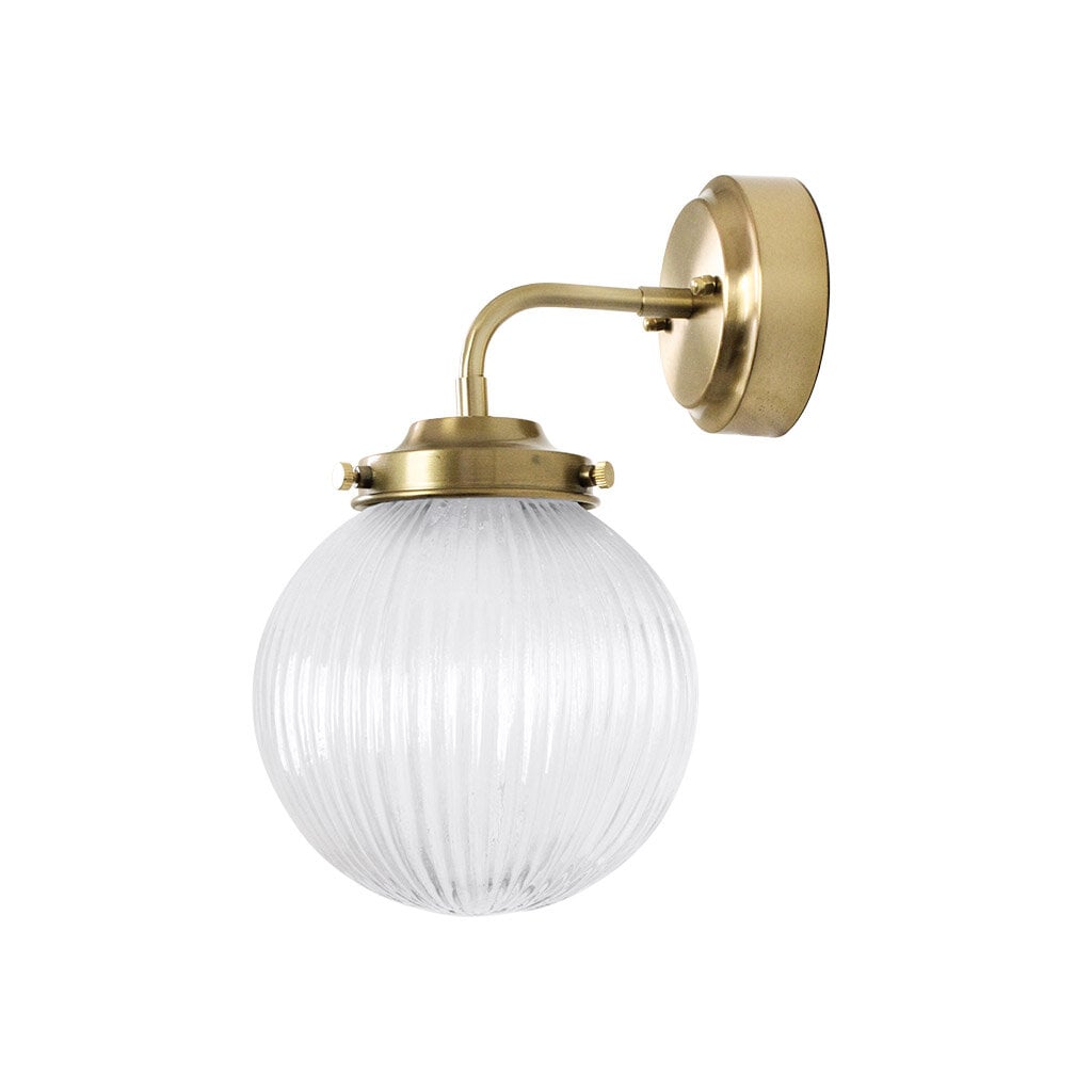 Bathroom Wall Lamp Eivor Brass/Clear