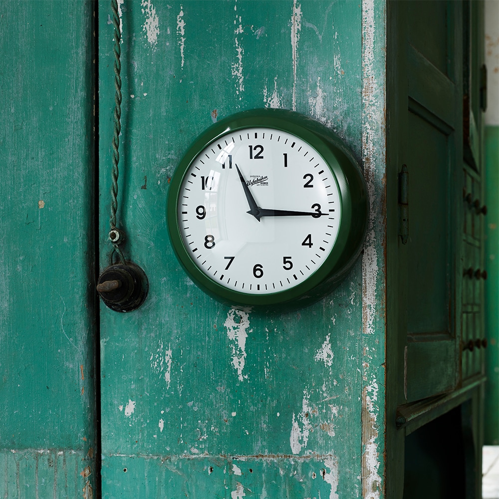 Wall Clock Folke Green