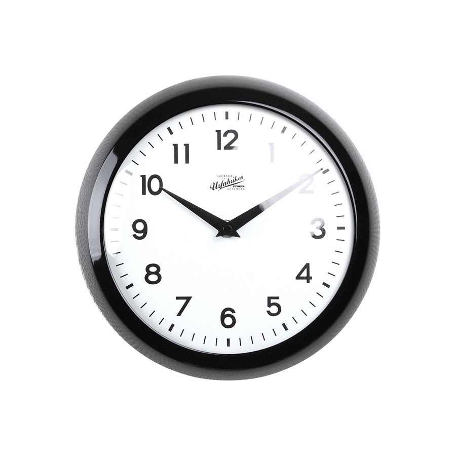 Wall Clock Folke Black