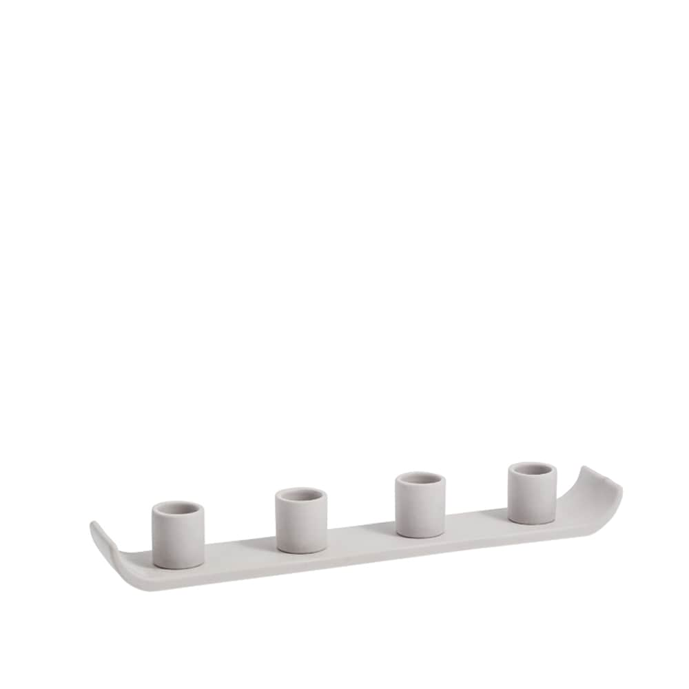 Candle Holder Nye Grey