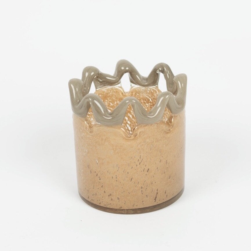 Candle Holder Alva Beige