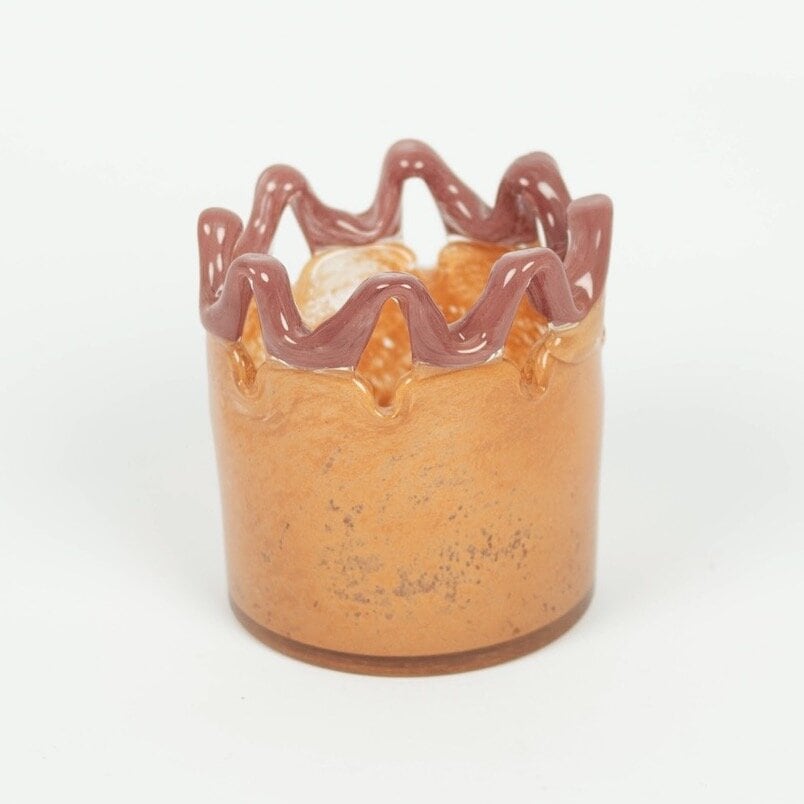 Candle Holder Alva Orange