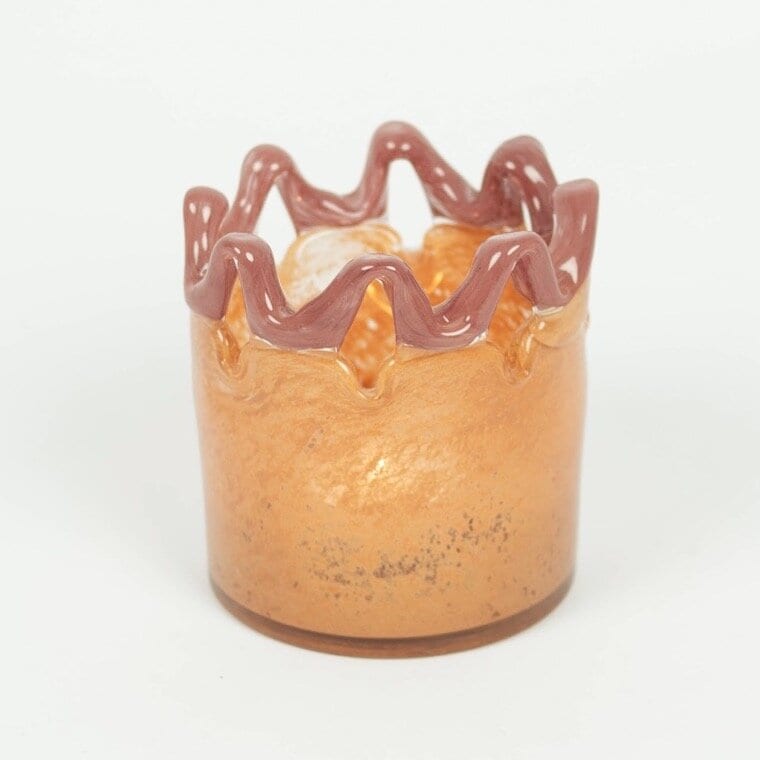 Candle Holder Alva Orange