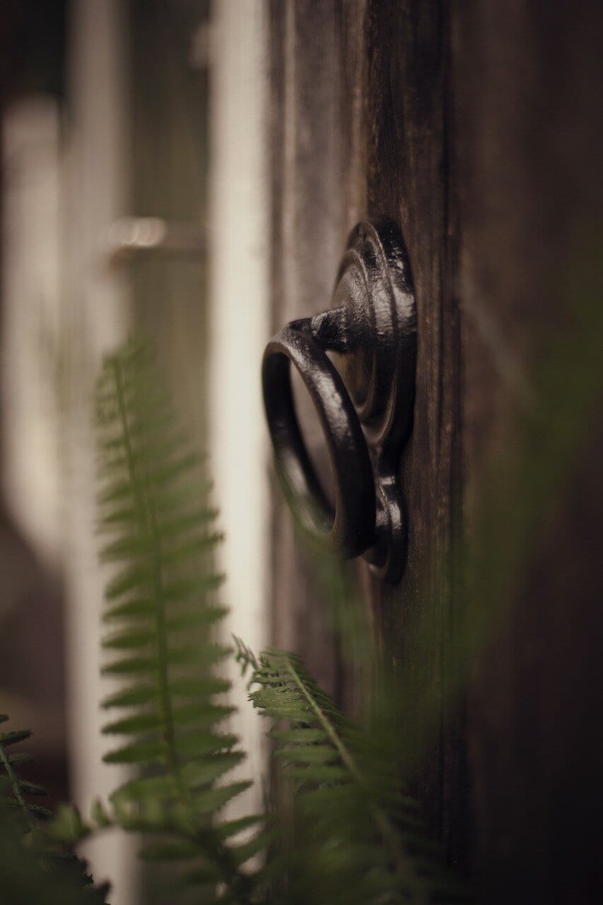 Door Knocker Cast Iron Black