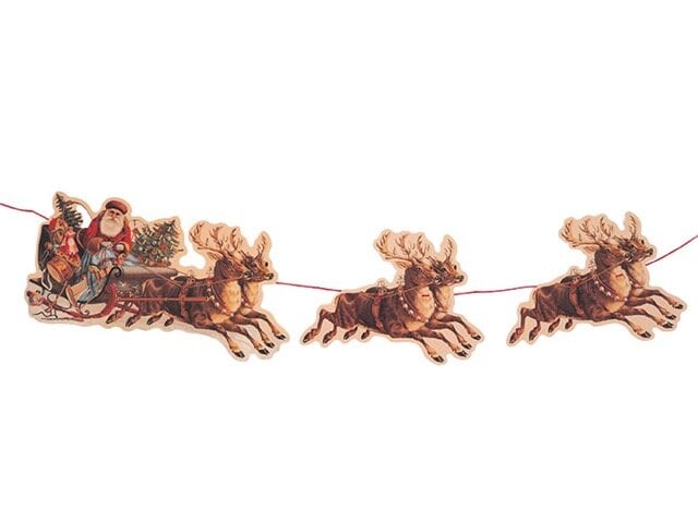 Garland Santa Sleigh