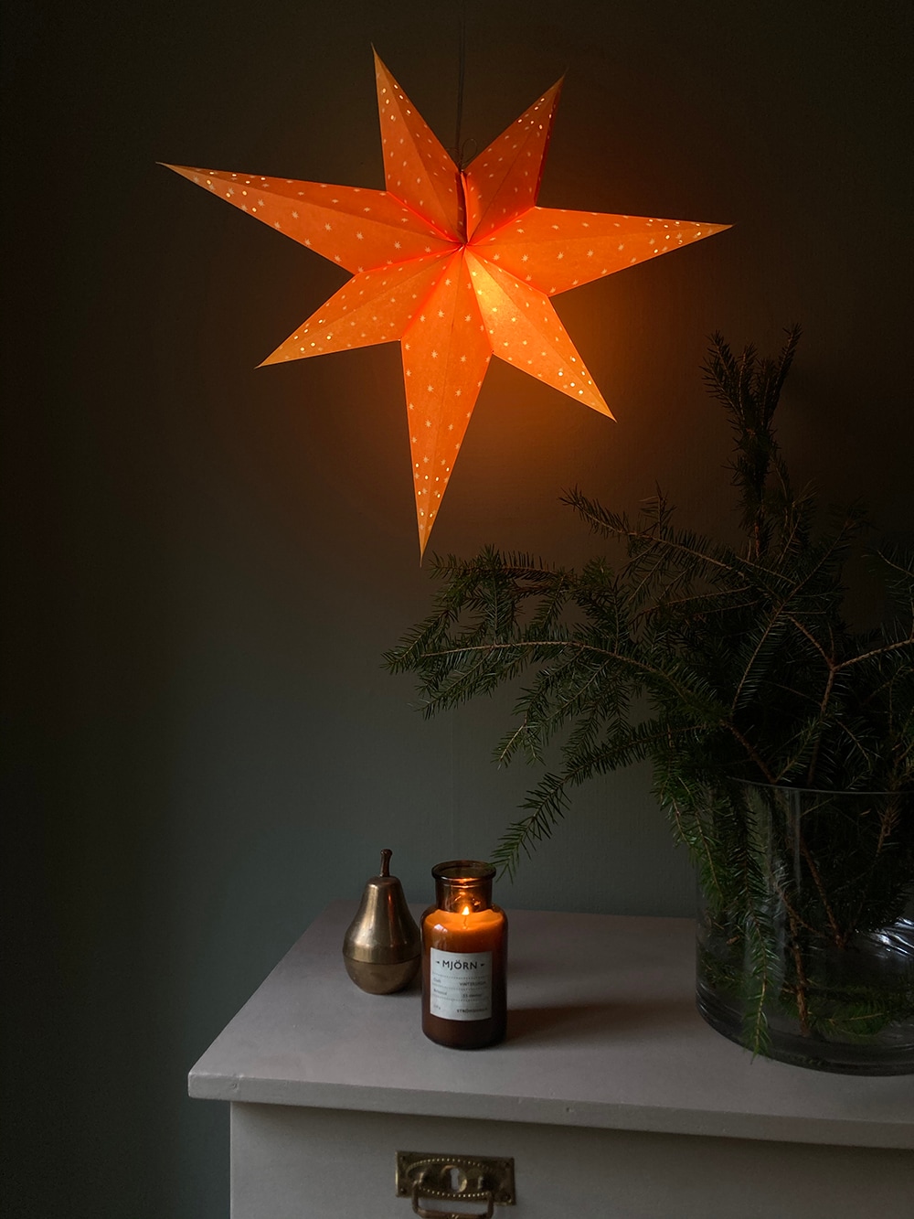 Advent Star Orange