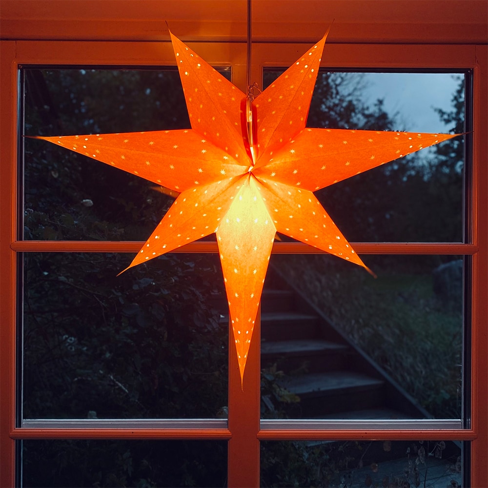 Advent Star Orange