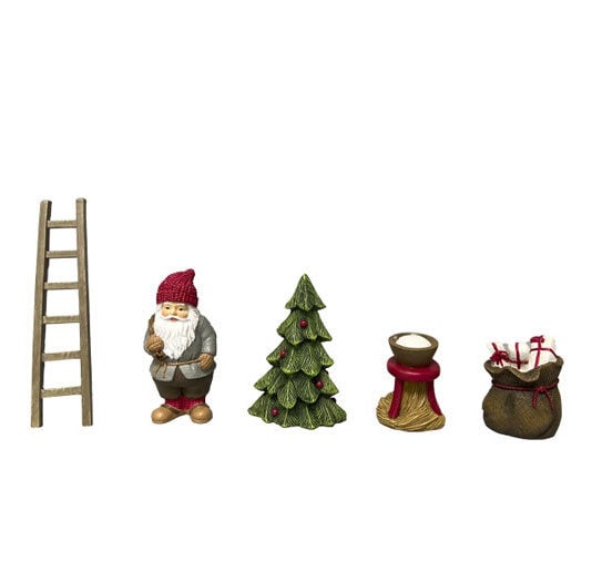 Christmas Figures 5 Parts for Elf Door