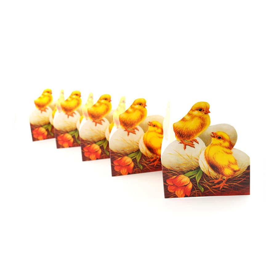 Fold Out Paper Row Chicken & Egg