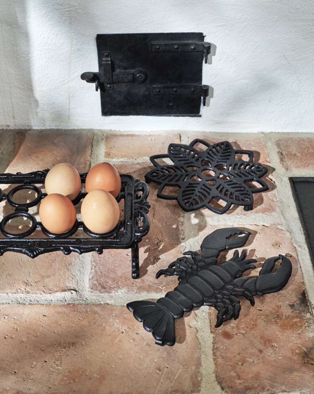 Egg Stand Rectangular Cast Iron